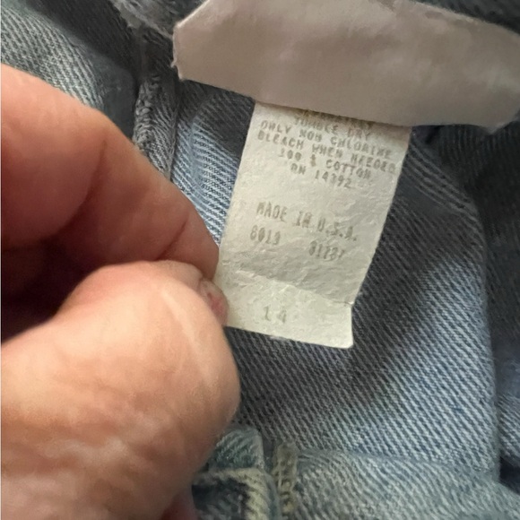 Vintage American Profile Denim Jean Skirt.USA. Size 14 - Picture 4 of 4